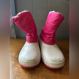 Toddler girl snow boots size 9